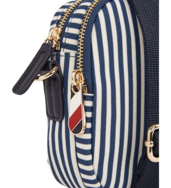 Tommy Hilfiger Poppy summer shoulder bag white, navy