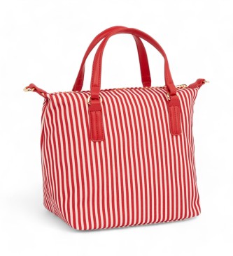 Tommy Hilfiger Borsa tote estiva con papavero rosso