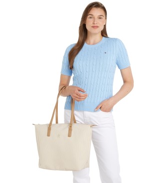 Tommy Hilfiger Poppy Summer beige tote bag