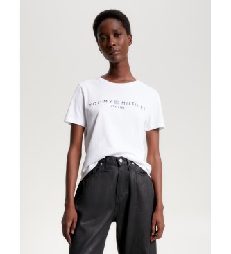Tommy Hilfiger T-shirt avec logo blanc
