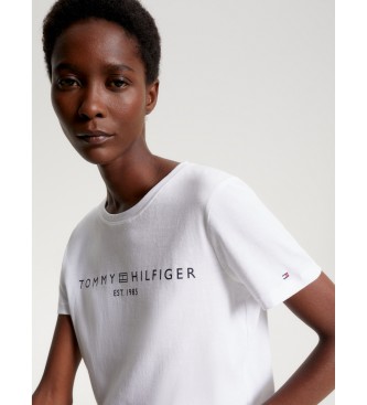 Tommy Hilfiger T-shirt avec logo blanc