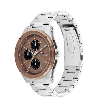 Tommy Hilfiger Orologio analogico in acciaio marrone