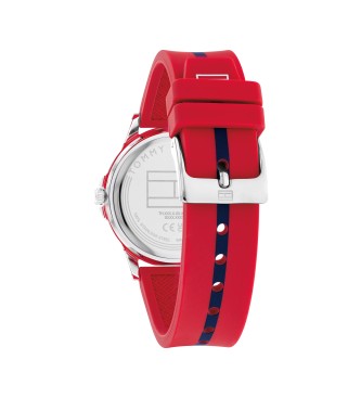 Tommy Hilfiger Analogue Watch Steel red