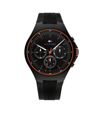 Tommy Hilfiger Horloge Staal zwart