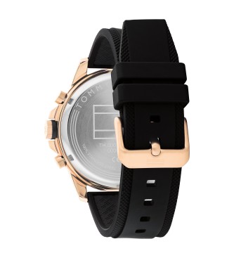 Tommy Hilfiger Orologio analogico in PVD nero