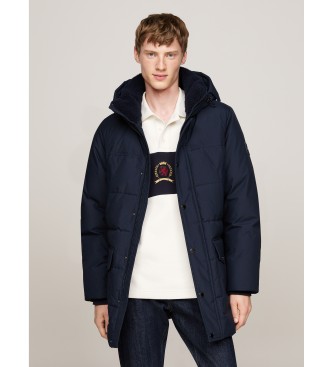 Tommy Hilfiger Parka matelasse de style utilitaire marine