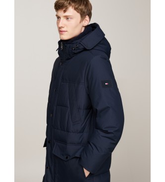 Tommy Hilfiger Parka matelasse de style utilitaire marine