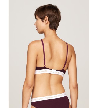 Tommy Hilfiger Soutien-gorge triangle Rp marron