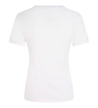 Tommy Hilfiger T-shirt slim e logtipo branco