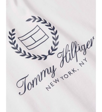 Tommy Hilfiger T-shirt slim et logo blanc