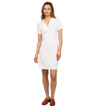 Tommy Hilfiger Vestido tipo polo 1985 Collection blanco