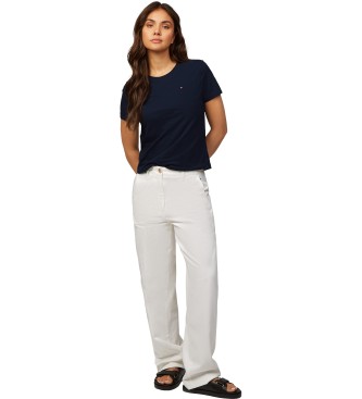 Tommy Hilfiger T-shirt a maniche corte blu navy slim fit