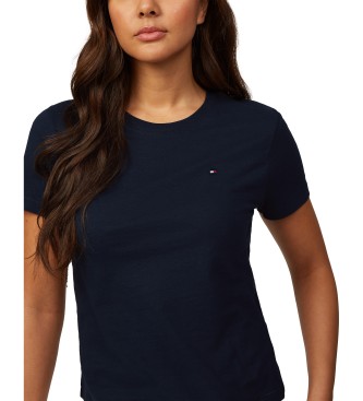 Tommy Hilfiger T-shirt a maniche corte blu navy slim fit