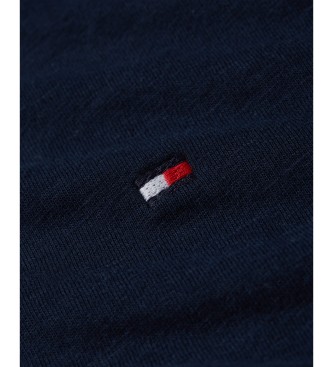 Tommy Hilfiger T-shirt a maniche corte blu navy slim fit