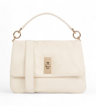 Tommy Hilfiger Weie Cabrio-Ledertasche