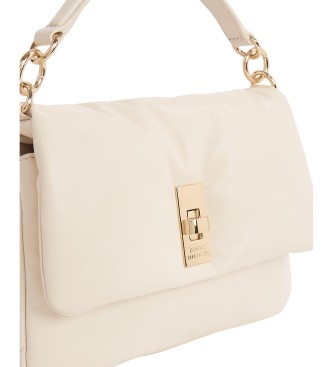 Tommy Hilfiger Saco de couro branco convertvel