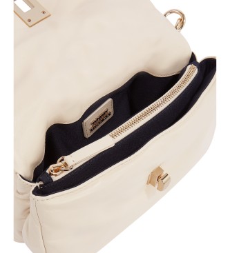 Tommy Hilfiger Weie Cabrio-Ledertasche