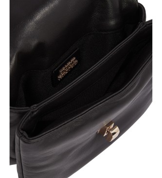 Tommy Hilfiger Sac en cuir avec bandoulire en chane noir