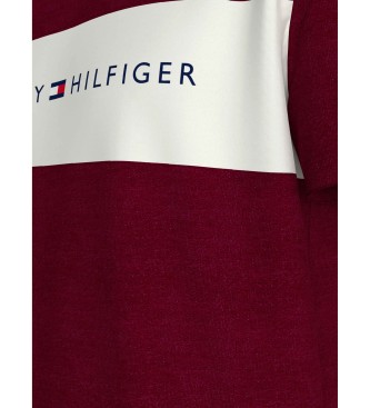 Tommy Hilfiger Original T-shirt med lilla farveblokdesign