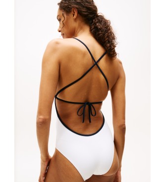 Tommy Hilfiger Minimalist white swimming costume