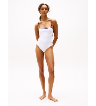 Tommy Hilfiger Minimalist white swimming costume