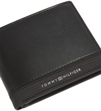 Tommy Hilfiger Porte-documents en cuir Business Mini noir