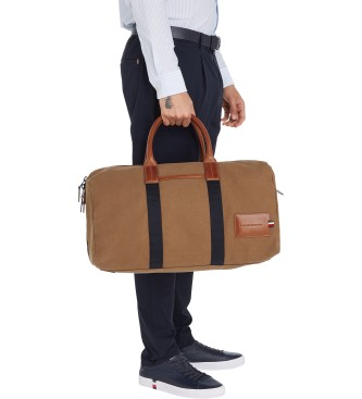 Tommy Hilfiger Torba podróżna Casual Prep Duffle w kolorze brązowym