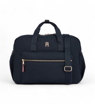 Tommy Hilfiger Changing bag with navy monogram