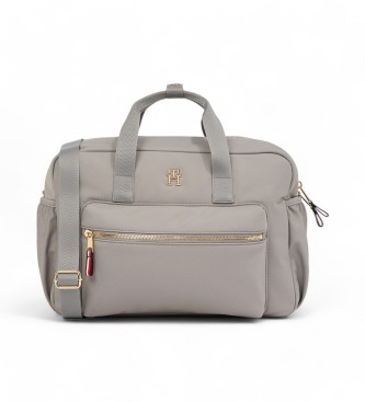 Tommy Hilfiger Bolso cambiador con monograma gris