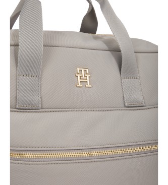 Tommy Hilfiger Borsa fasciatoio con monogramma grigio