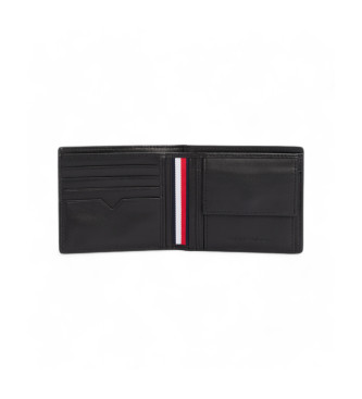 Tommy Hilfiger Cartera de piel Corp negro