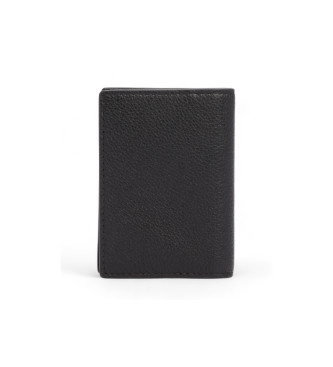 Tommy Hilfiger Portefeuille en cuir Corp Bifold noir