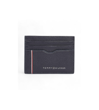 Tommy Hilfiger Corp navy Leder Kartenhalter