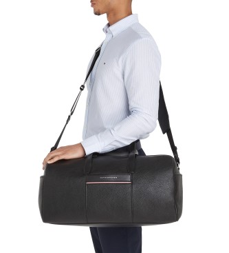 Tommy Hilfiger Corp Duffle reistas zwart