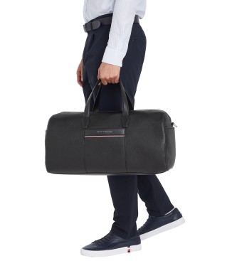 Tommy Hilfiger Corp Duffle reistas zwart