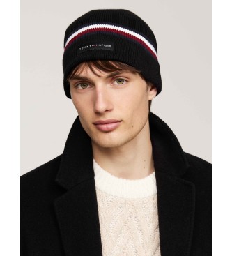 Tommy Hilfiger Corp Love Solid Stripe Cap svart