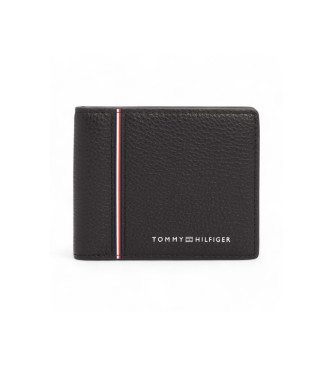 Tommy Hilfiger Portefeuille en cuir Corp noir