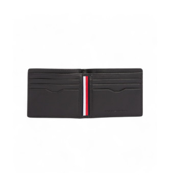 Tommy Hilfiger Portefeuille en cuir Corp noir