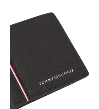 Tommy Hilfiger Portefeuille en cuir Corp noir