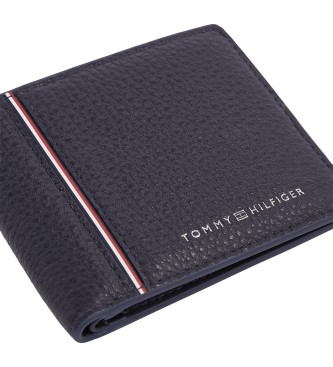 Tommy Hilfiger Portefeuille en cuir Corp navy