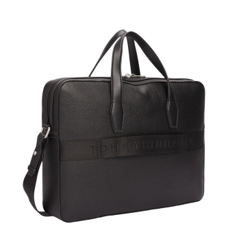 Tommy Hilfiger Corp Slim Briefcase preto