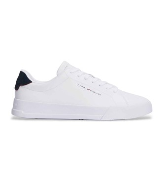 Tommy Hilfiger Skórzane tenisówki z białym logo