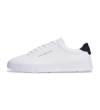 Tommy Hilfiger Skórzane tenisówki z białym logo