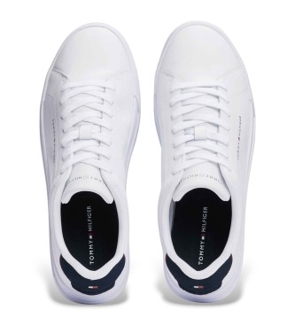 Tommy Hilfiger Skórzane tenisówki z białym logo
