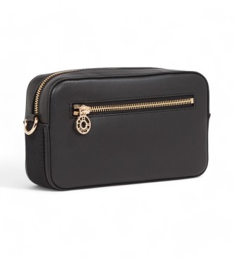 Tommy Hilfiger Skuldertaske med sort monogram-logo