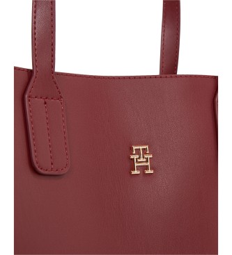 Tommy Hilfiger Bolso Satchel Distinct granate