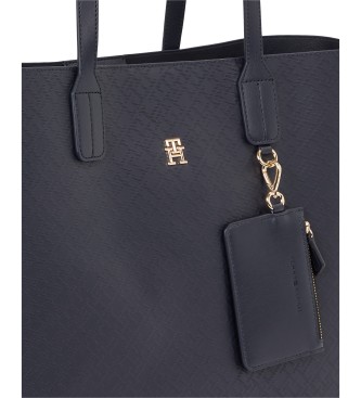 Tommy Hilfiger Borsa tote distintiva blu scuro