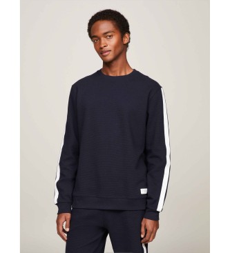 Tommy Hilfiger Sudadera Stripe Logo azul marino  