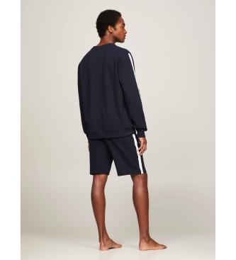 Tommy Hilfiger Sudadera Stripe Logo azul marino  