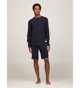 Tommy Hilfiger Sudadera Stripe Logo azul marino  